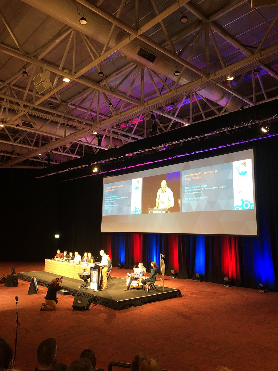 Great debate at #ASMIRT2018 interesting arguments!