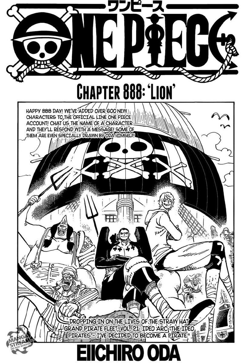 M D Luffy Onepiece Manga Chapter 8 Lion