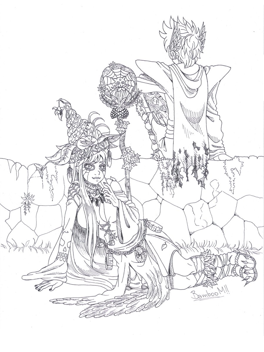 Edmonki_'s tweet photo. Otro del Inktober de 2017 donde dibuje a Saori kido/Athena de Saint Seiya junto a Seiya con estilo de Bruja del bosque.
#saori #SaintSeiya #TheKnightsOfTheZodiac #LosCaballerosDelZodiaco #seiya #WitchOfTheForest #inktober2017 #聖闘士星矢 #城戸沙織 #星矢 https://t.co/bycEcMNBXr