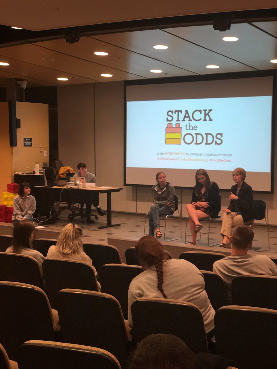 withpurposeunl's tweet photo. What a great way to end this campaign: an event of uniting groups discussing the issues of childhood cancer and how to change our actions to create a difference for these children. Thank you to all who attended, showing your support for @realwithpurpose and @StackTheOdds. https://t.co/JZ5jOaeYvC