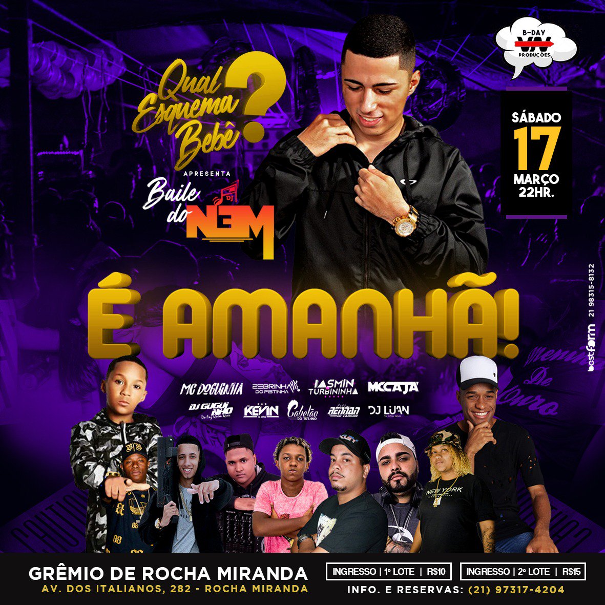 luaan_04's tweet photo. Enfim chegou a véspera 😱

Qual Esquema Bebê 
Apresenta : Baile do Dj Nem
+ De 10 Atrações Confirmadas

É AMANHÃ ☑

#Qebb https://t.co/LkBm79PRTa