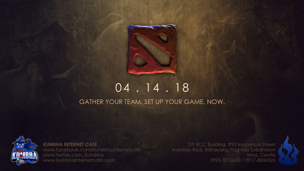 _Kumbha's tweet photo. Save the date. #Dota2 #Dota2PH https://t.co/v3U7WFhn2V