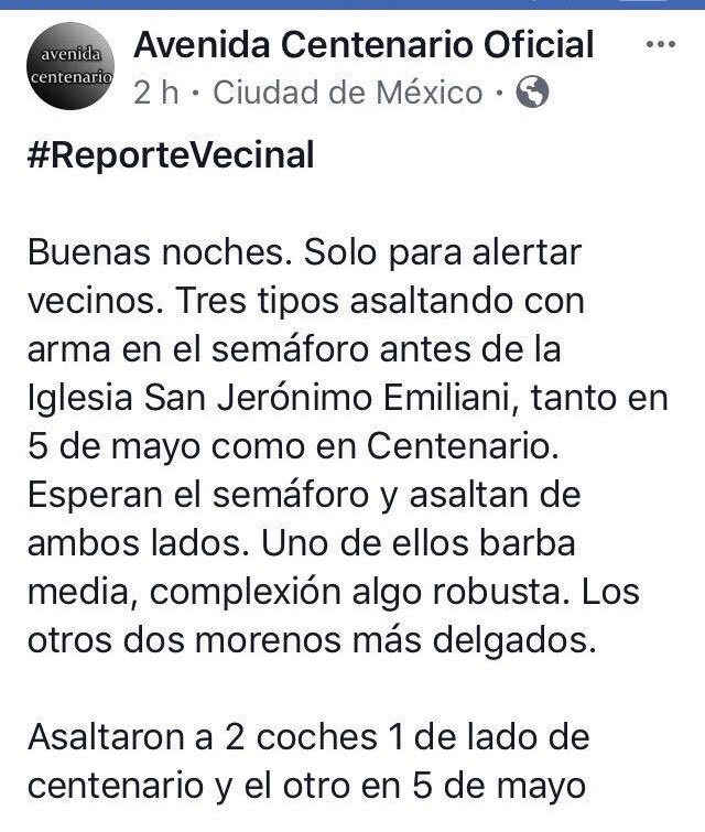 <a href="/U_PLATEROS/">UH Plateros</a> <a href="/VecinosPlateros/">Vecinos de Plateros</a> <a href="/RescateAObregon/">MercedGómez_S.O.S</a> <a href="/DenMerced_Gomez/">Denuncia MercedGomez</a> <a href="/DenunciaAOCDMX/">Denuncias Álvaro Obregón</a> <a href="/ConsejoSegMx/">Consejo Seguridad MX</a> <a href="/alertasurbanas/">Alertas Urbanas AU ⚠️</a> <a href="/VigilanteCDMX/">Ciudadano Vigilante</a> <a href="/cehuayo/">P.De Cehuayo</a> <a href="/NObasurero5mayo/">NO al basurero</a> <a href="/DenunciaAOCDMX/">Denuncias Álvaro Obregón</a> <a href="/hiramalmeidae/">Hiram Almeida Estrada</a> <a href="/SSP_CDMX/">@SSP_CDMX</a> <a href="/AlfonsoXIII_/">Alfonso XIII</a> @MixcoacDF <a href="/SoyObregonense_/">SO</a> #EXIGIMOSSEGURIDAD