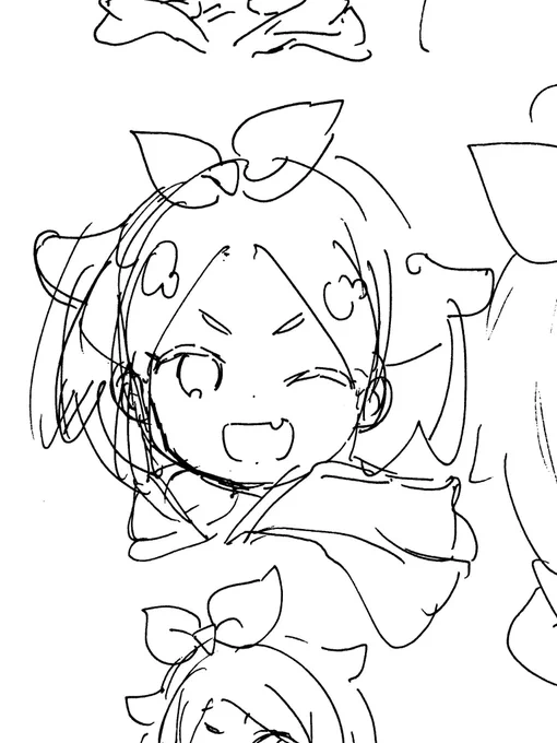 何気ある方の落書きにのちゃんとない方のにのちゃん 