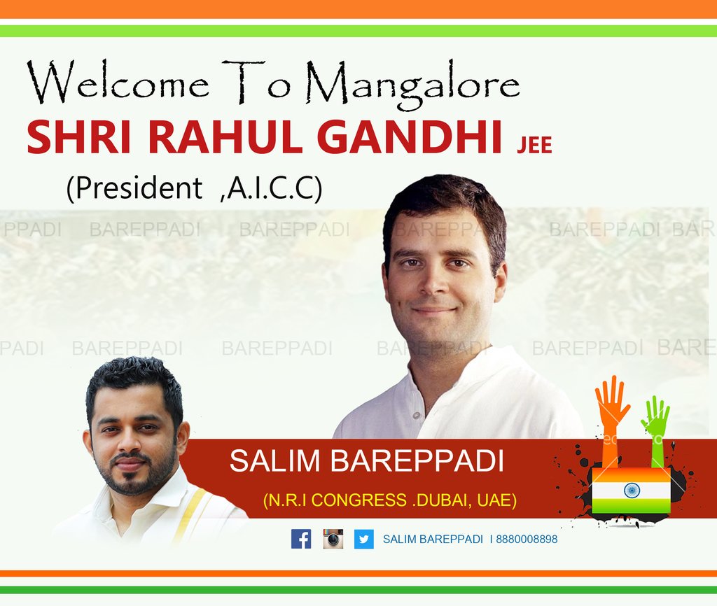 bareppadi's tweet photo. WELCOME RAHUL JI @CMofKarnataka @PMadhwaraj @bareppadi @IamDKShivakumar @AmrithShenoyP @dineshgrao @DrParameshwara @CMofKarnataka @divyaspandana @Ramya_FC @ShakunthalaShe6 https://t.co/HnKtyt8kcE