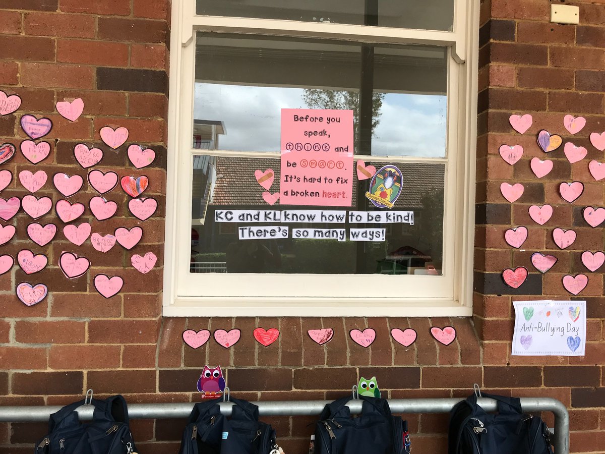 Today is National Day of Action against Bullying and Violence!! Check out these great posters from the kindergarten classes at <a href="/MB_PS2014/">Marie Bashir Public</a>!  KP loved creating their hand prints showing that they are one united team! #stopbullying