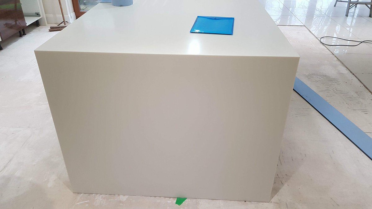Today we carried out an addition to some already installed Corian worktops. The addition was simply adding on end panels in Corian Cameo White.
The results were phenomenal...!

#madeinsheffield #corian #solidsurface #sheffieldissuper 

sheffieldsolidsurfaces.co.uk