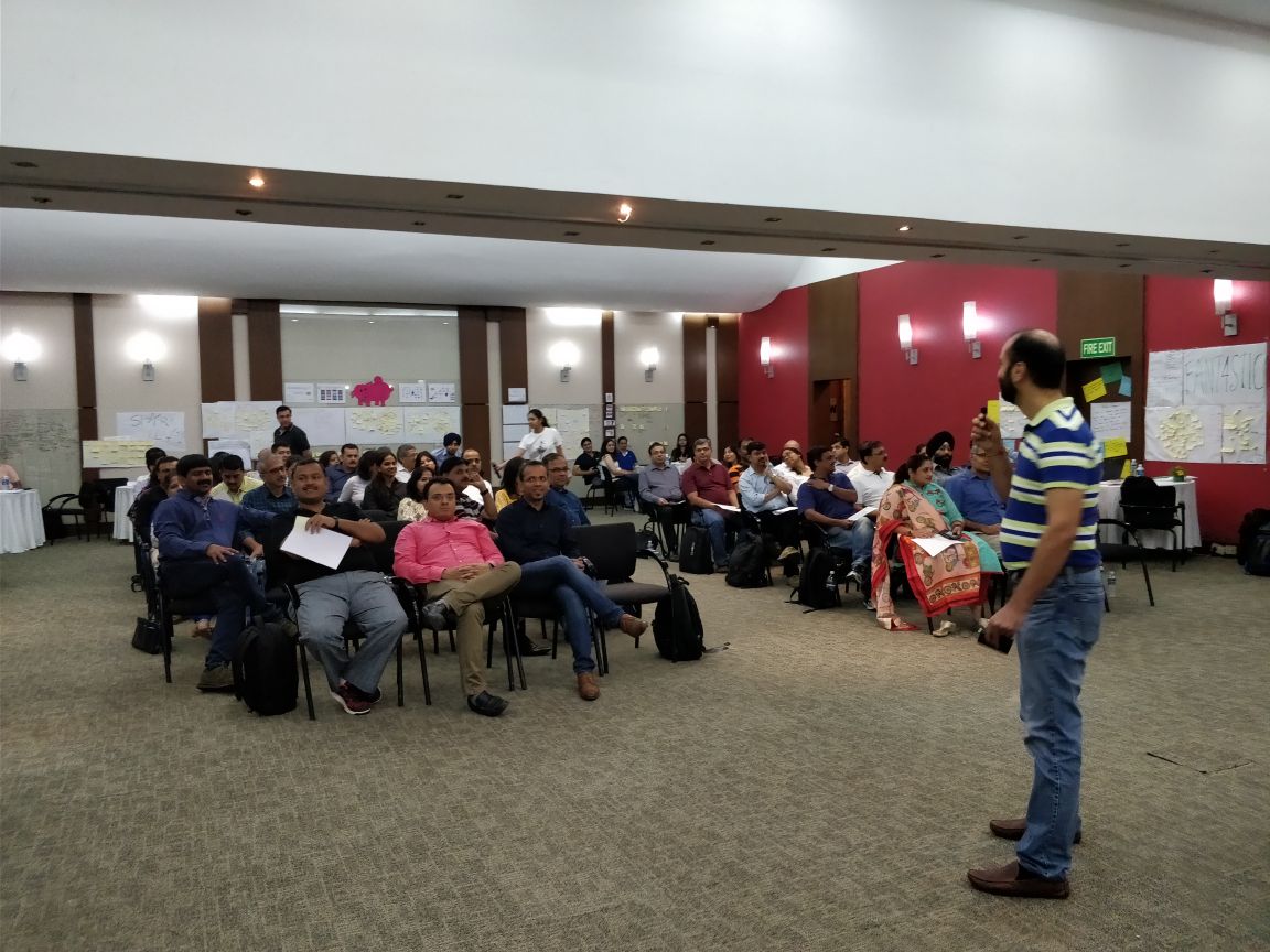 CapgeminiIndia's tweet photo. .@aniljalali and other HR leaders share their experience of interacting with the teams. #CapgeminiHRhack https://t.co/xkofypAhBJ