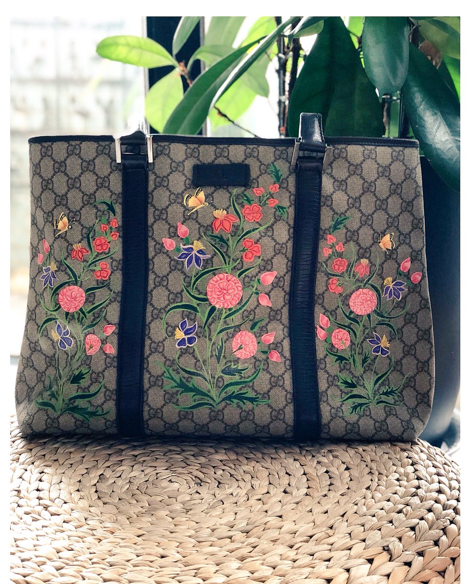 gucci hand painted bag