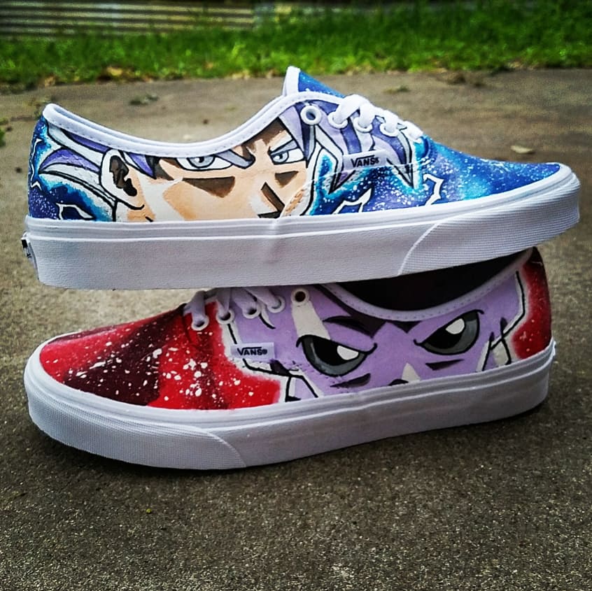 dragon ball z custom vans