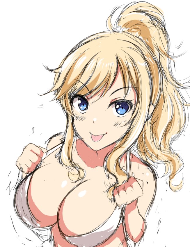 お昼の30分で唯ちゃん描いてました 