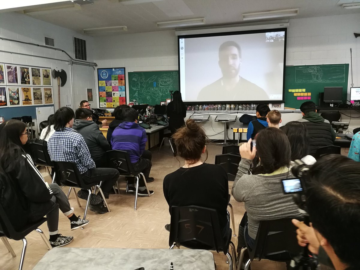 SpiceyBoyes's tweet photo. Hesham Hammoud, a #VFXartist and #actor , had a workshop with us on March 15. He taught us about @vfs , the creative industry, and taking on our own paths.
#spiceyboyebroductions #creative #dvworkshops #heshamhammoud
#zoic #filmproduction #actorslife #dvoices https://t.co/Hqg3mf8W3H
