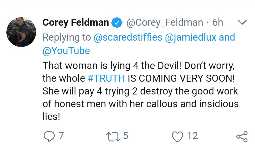 FlexFundFeldman's tweet photo. Which woman that you screwed over is possessed by the Devil now you piece of shit?
I can read your tweets even though you blocked me coward and all your #Feldfam too.
Very vengeful for a man of God doing the Lord's work. #fakenews
#iremember #coreylies #timesup https://t.co/IBHu4WVc9W