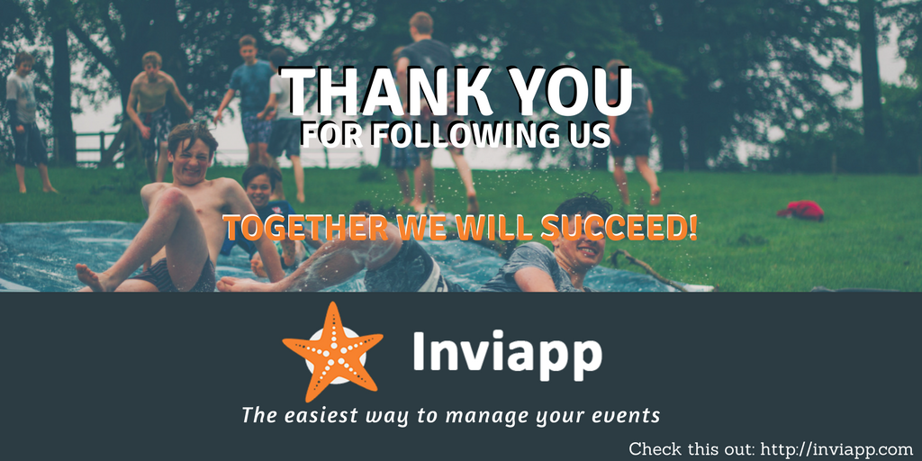 InviappEvents's tweet image. @InviappEvents @WakeupPeopIess @willweinbach @Photoediting12 @promisefacts @TheMarriageMuse @Pank7568876025 @Bestloveporn @oyelovely @thepuppies__ @sonecoaching @Thedeepxsnaps @vestkysta @BendahanL Thank you for following! Hope you will find our service useful!