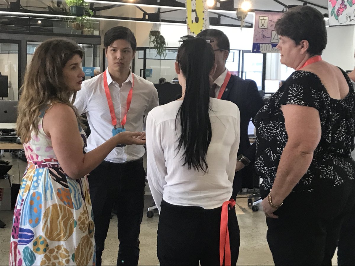 SSENSW's tweet photo. A few of our bright sparks of the Navigator 2018 cohort learning about the amazing journey and culture of latest tech unicorn @canva during SSE Massive Ecosystem Scavenger Hunt #SSEMESH https://t.co/xQTlkgkSLo
