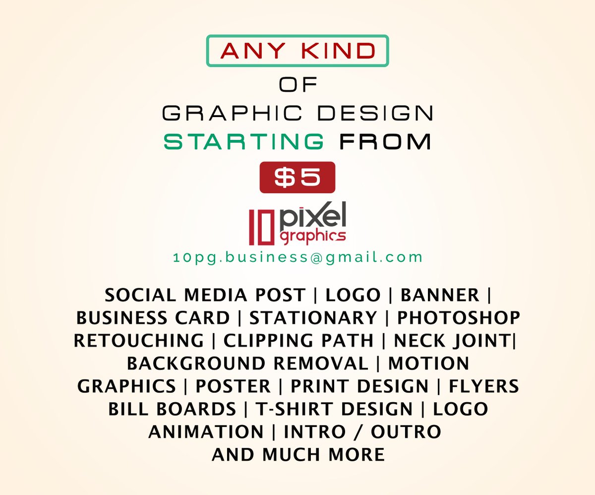 Graphics Design Services

#logo_design #banner #Brochure #socialMediaPost #GraphicsDesign #GraphicsDesignServices #MotionGraphics #LogoAnimation #BusinessCard #PhotoshopDeign #IllustratorDesign #99cents #TDPPullsOut #USBangla #USdesign #NidahasTrophy2018 #Startfrom5$
