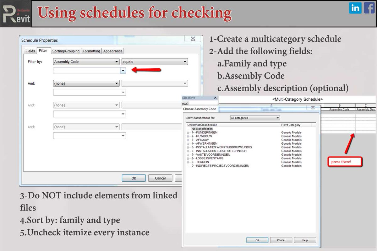 Using a schedule for checking in #revit
#bim #constrcution #design #coordination #management