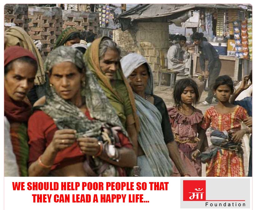 maafoundation1's tweet photo. We should help poor people so that they can lead a happy life... 
Contact +91 – 99587 34672
#MaaFoundation #Charity #ChildrenNGO #Smiles #BasicRights #Education #Poor #people https://t.co/i5sJSCdiPr