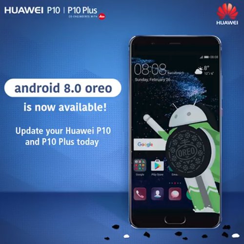Android 8.0 Oreo is now rolling out for the Huawei P10 and P10 Plus - phonearena.com/news/emui-8-an…