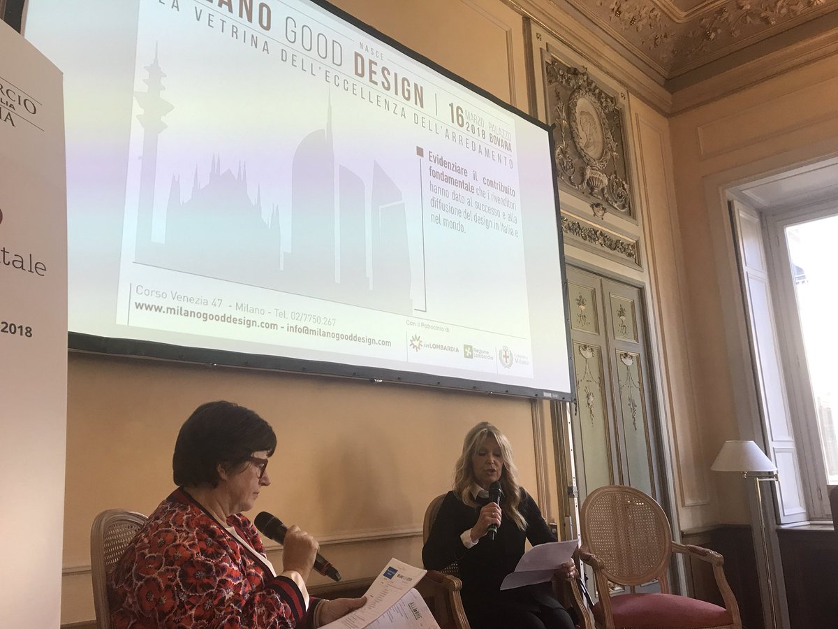 ConfcommercioLo's tweet photo. Rosanna Tozzo presenta la #retedimpresa #MilanoGoodDesign market Place di #mobili di qualità di @Federmobili1 #RetieDigitale @ConfcommercioLo https://t.co/JmgYvlTRf2