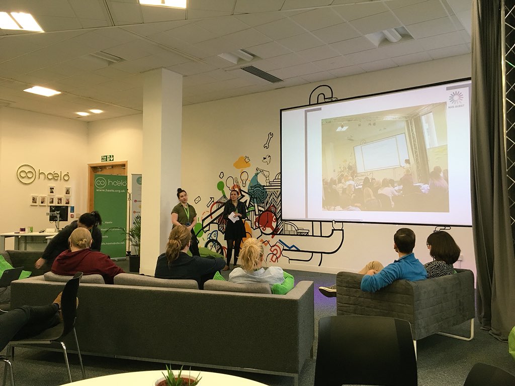 VickyGrimes_'s tweet photo. Really interesting to hear about @NHSQuest network #TheatreSafety Clinical Community from Project Manager @SarahSnape90 in our Friday team meeting @_Haelo #bestpractice https://t.co/HqoSpvzuFO