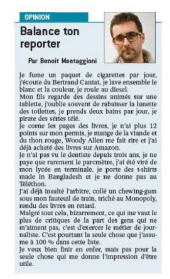 Monsieurbai's tweet photo. Mes confessions ( intimes) du jour dans @lejsl https://t.co/bxTQNz9rv4