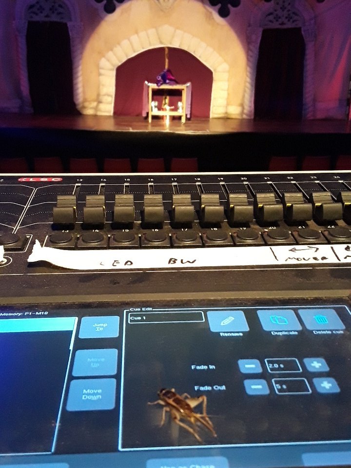 Our new lighting designer is ready to rock tonight's packed #AdelaideFringe house @gluttony_fringe #EmploymentOpportunites #ReadyLX