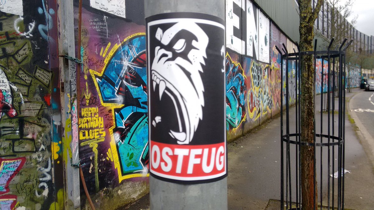 Belfast_Beyond's tweet image. #Ostfug #eckeart #sticker #peacewall #Belfast #NorthernIreland #StreetArt #belfaststreetart