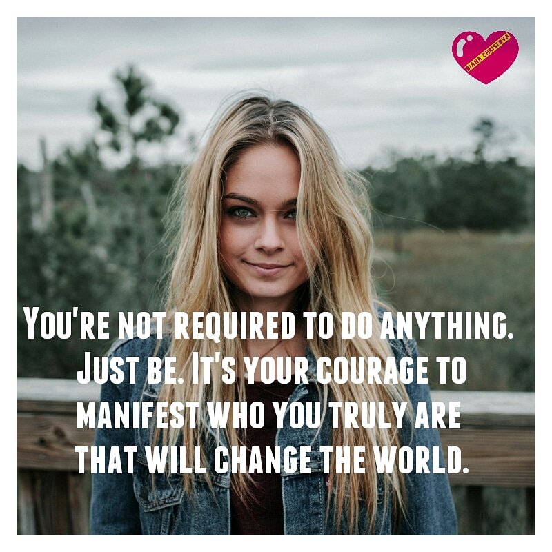 diane4charmer's tweet photo. You are not required to do anything. Just be. It's your courage to manifest who you truly are that will change the world.
#quoteDi #truself #BeYou #justBe #life #lifespurpose #changetheworld https://t.co/s8V2t0ZzyP