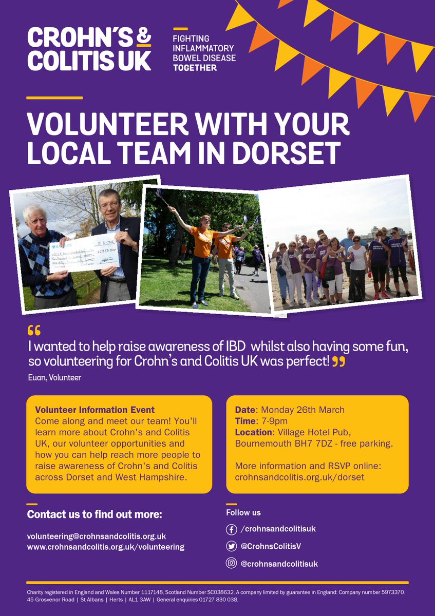 Crohn's & Colitis UK - Dorset & West Hampshire tweet media