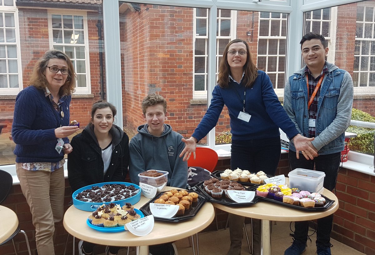 UETDSFC's tweet photo. The cake sale is today in the conservatory. We are fundraising for the East Anglian Air Ambulance and there will also be sponsorship forms available for individual runners to be sponsored for the Norwich Half-Marathon! https://t.co/YGNNvagJaU