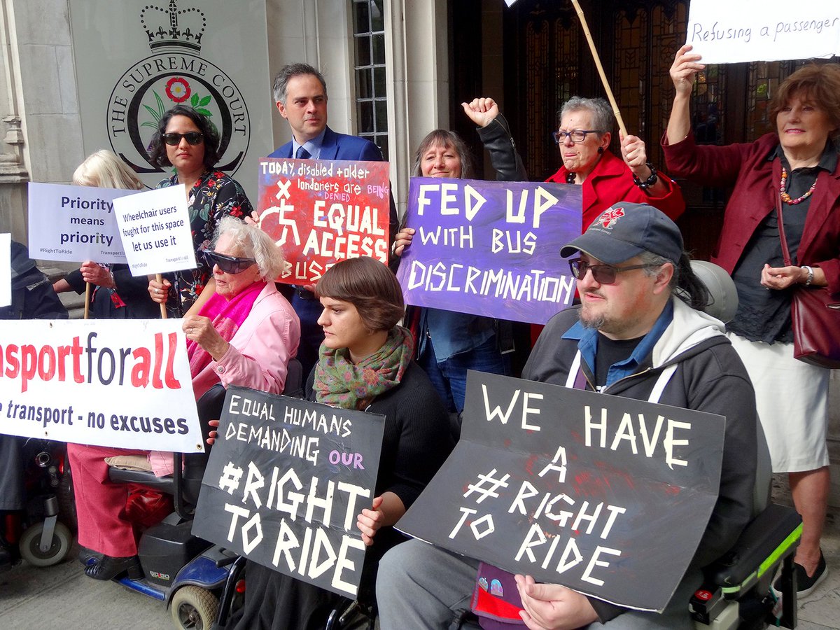 TransportForAll's tweet photo. It's time to put an end to wheelchair &amp; mobility scooter users’ daily struggle to access the wheelchair priority space! It’s now been over a year since the very clear ruling from the Supreme Court...  #RightToRide https://t.co/QXb8s6C8xU @johnpringdns https://t.co/1x0M4q72wJ