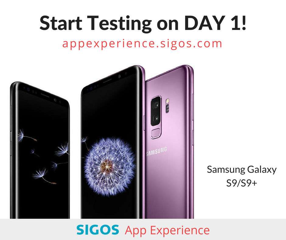 sigos_ax's tweet photo. Android developers/testers/QA friends, we've got you covered! Start testing your mobile apps on the real Samsung Galaxy S9/S9+ on Day 1 today! https://t.co/t2lWrxBbtY
#androidapps #apptesting #mobiletesting #mobileapps #android #samsungS9 #samsung #mobiletesters #qa #day1 https://t.co/meT3Diekj0