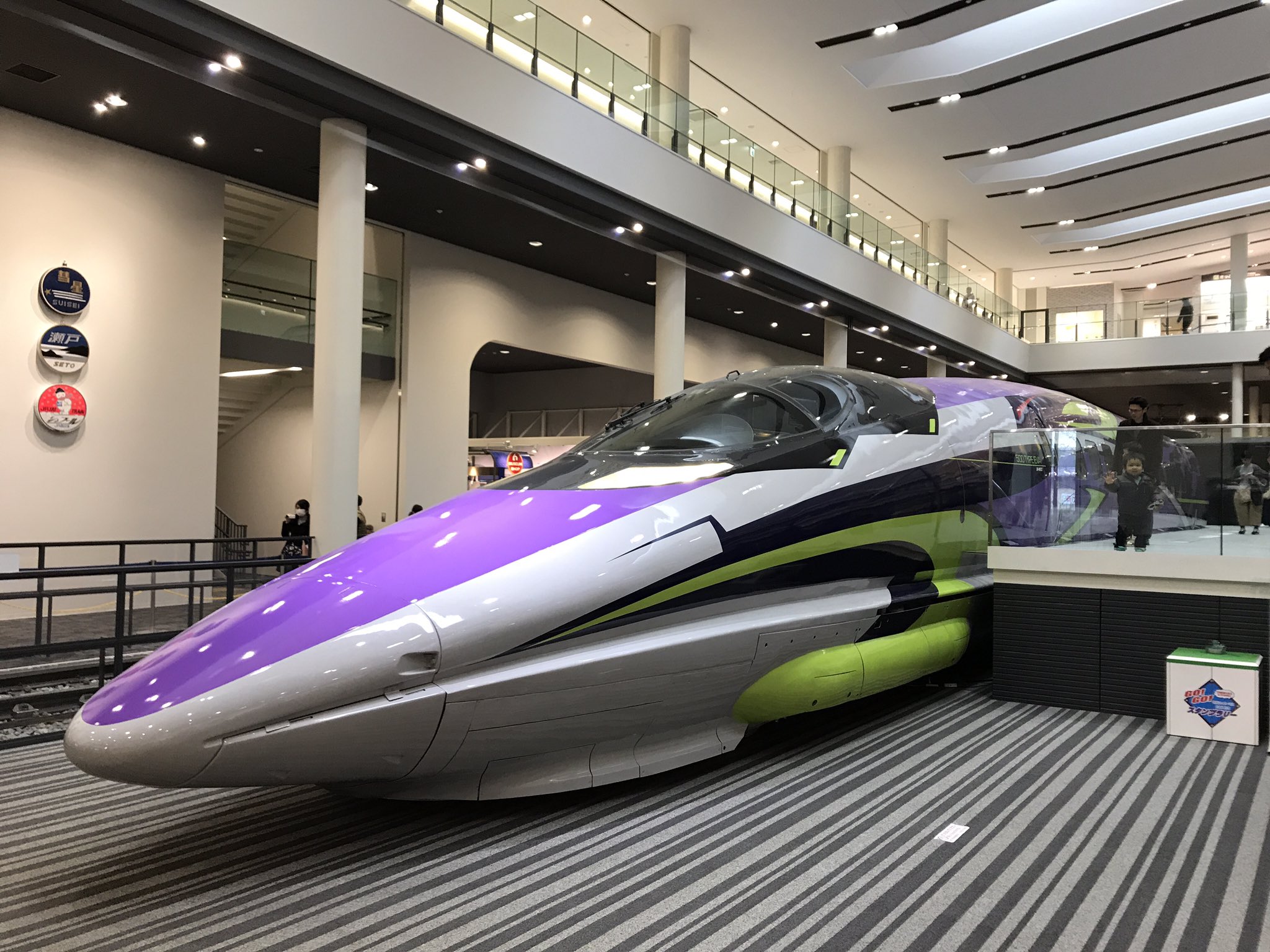 新幹線 エヴァンゲリオン TOMIX500系500TYPE EVA 先頭車博物館 エヴァンゲリオンのNゲージ「500 TYPE EVA」TOMIX版を購入＆先頭