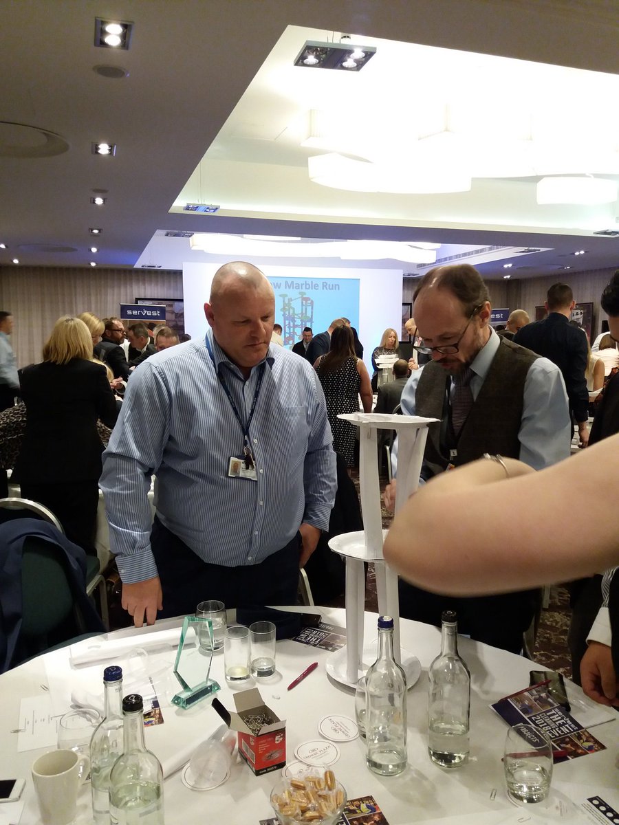joannewitzer1's tweet photo. Great fun #slowmarblerun #cleaningconference @Servest_UK @TrevorJDonovan1 @Nick_Dorgan @richard2805 @donnaholmes0176 πππ#isthercheatinggoingon? #innovation&bravery https://t.co/j15WS5UE77