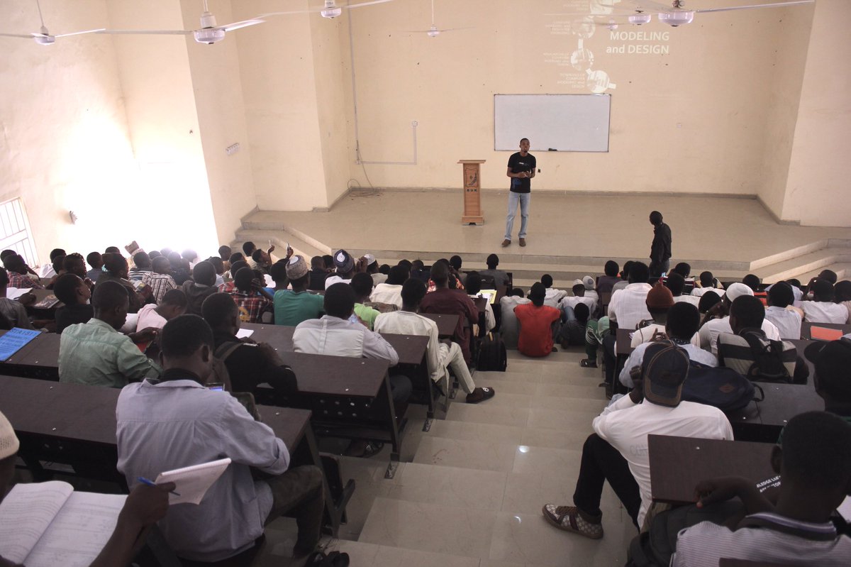 steamledge's tweet photo. Good morning ☀️😃 and #TGIF. Here are a few pictures from our career and Mentorship day at Bayero University,Kano. 

It was a success and shout out to the massive crowd that turned up! Looking forward to the next installment of the series 💪🏽 https://t.co/0tRhkZbtum