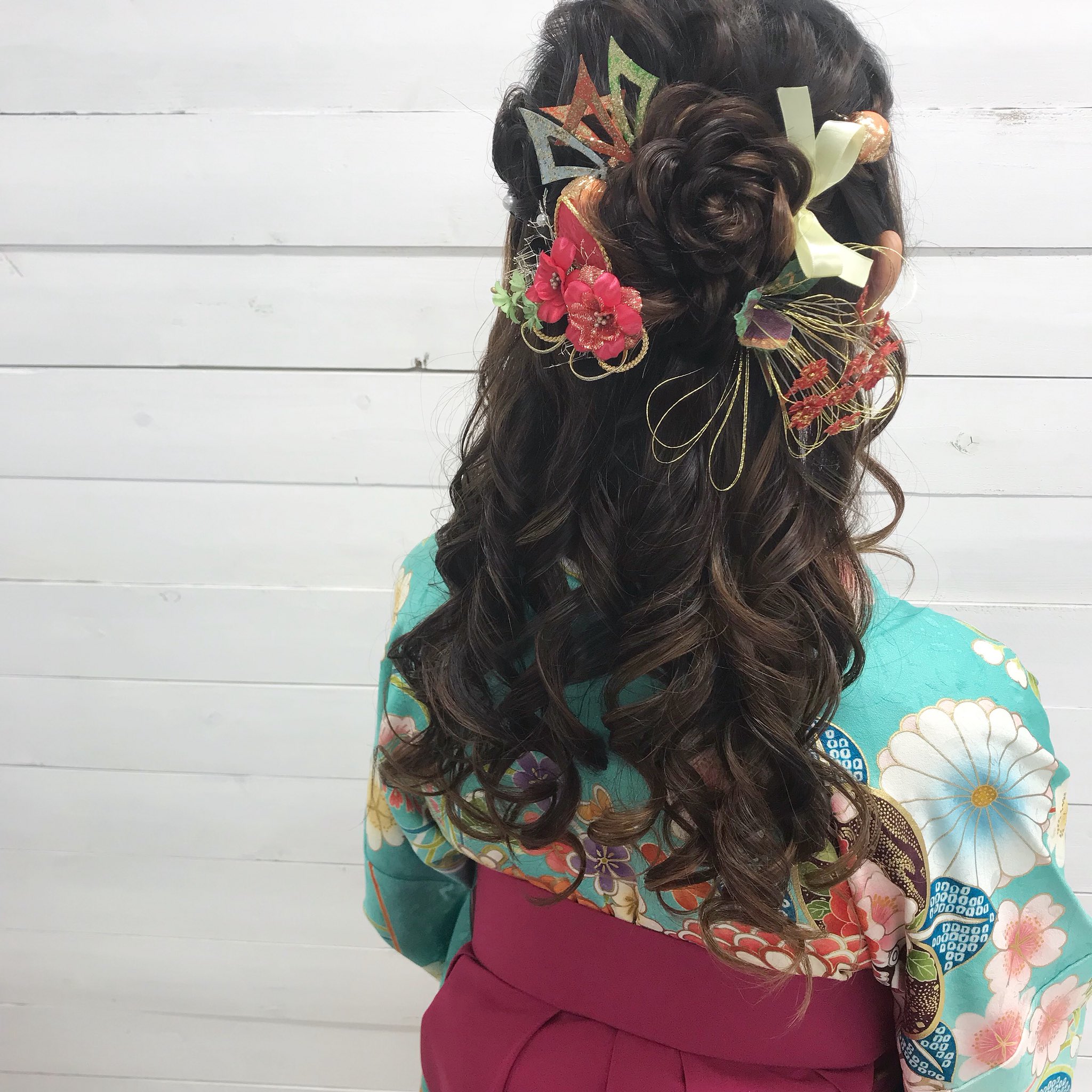 ট ইট র ヘアセットサロン 栄 錦 グランディール お花のハーフアップ ご卒業おめでとうございます 卒業式ヘアセット 卒業式 ヘア ヘアメ ヘアアレンジ ヘアセット 名古屋 栄 錦 セットサロン グランディール 袴 袴ヘア ハーフアップ