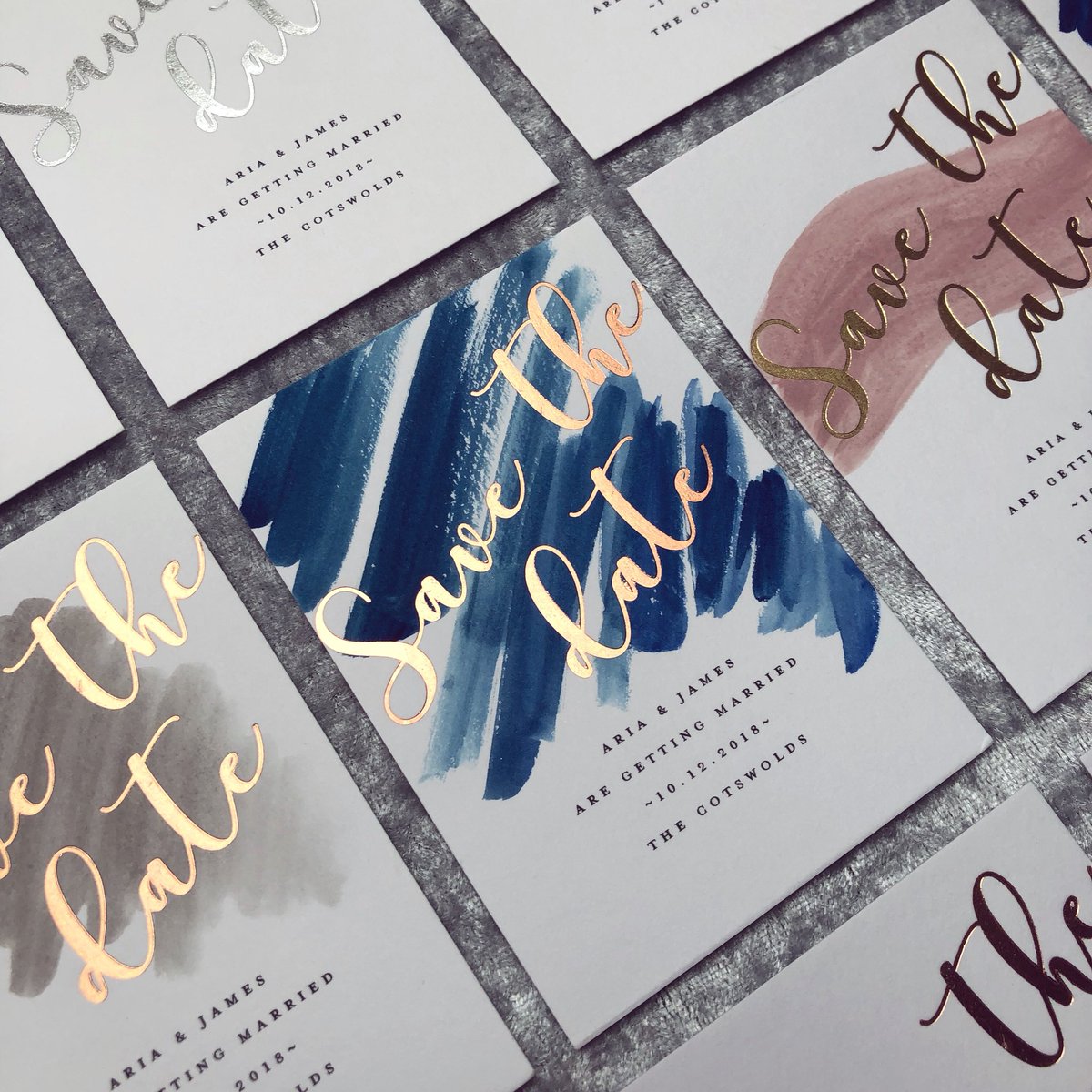 Good luck to everyone at #Cheltenham today!! We’ve got the #fridayfeeling at Retro Press today as excited to share our new range of Lux Save the Date cards 😍 #weddingstationery