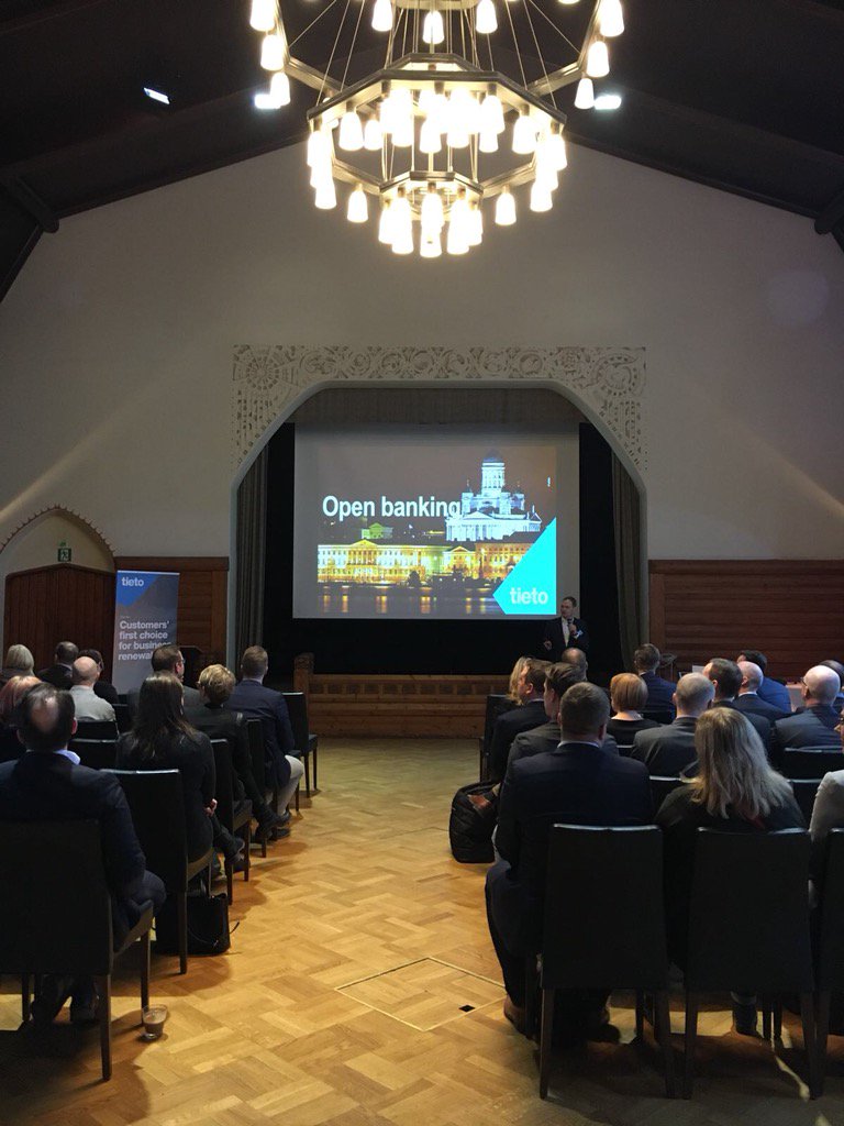 Great turnout this morning at our breakfast seminar on Open Banking with <a href="/EmricAB/">Emric</a> @TietoCorp <a href="/aktiabank/">Aktia</a>