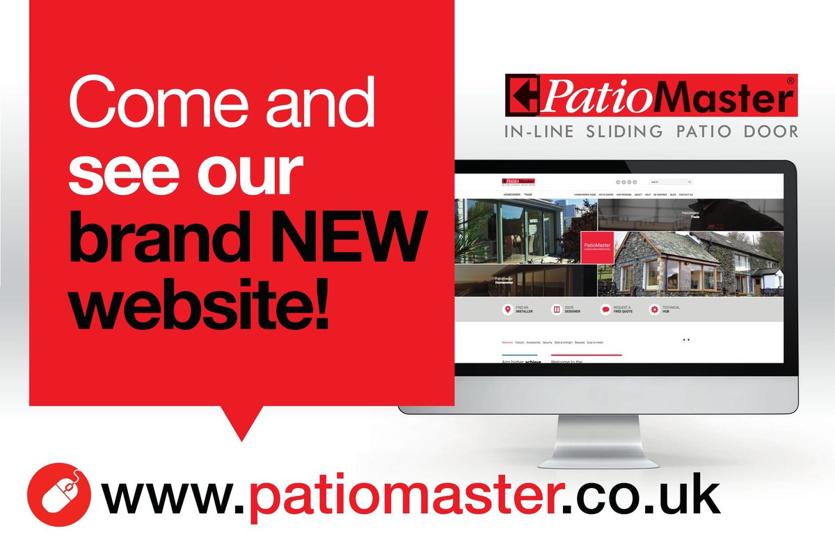 #PatioMaster have launched a new look website. Why not check it out and for more information or a brochure request contact our #NewRomney office #PatioMasterSouthEast