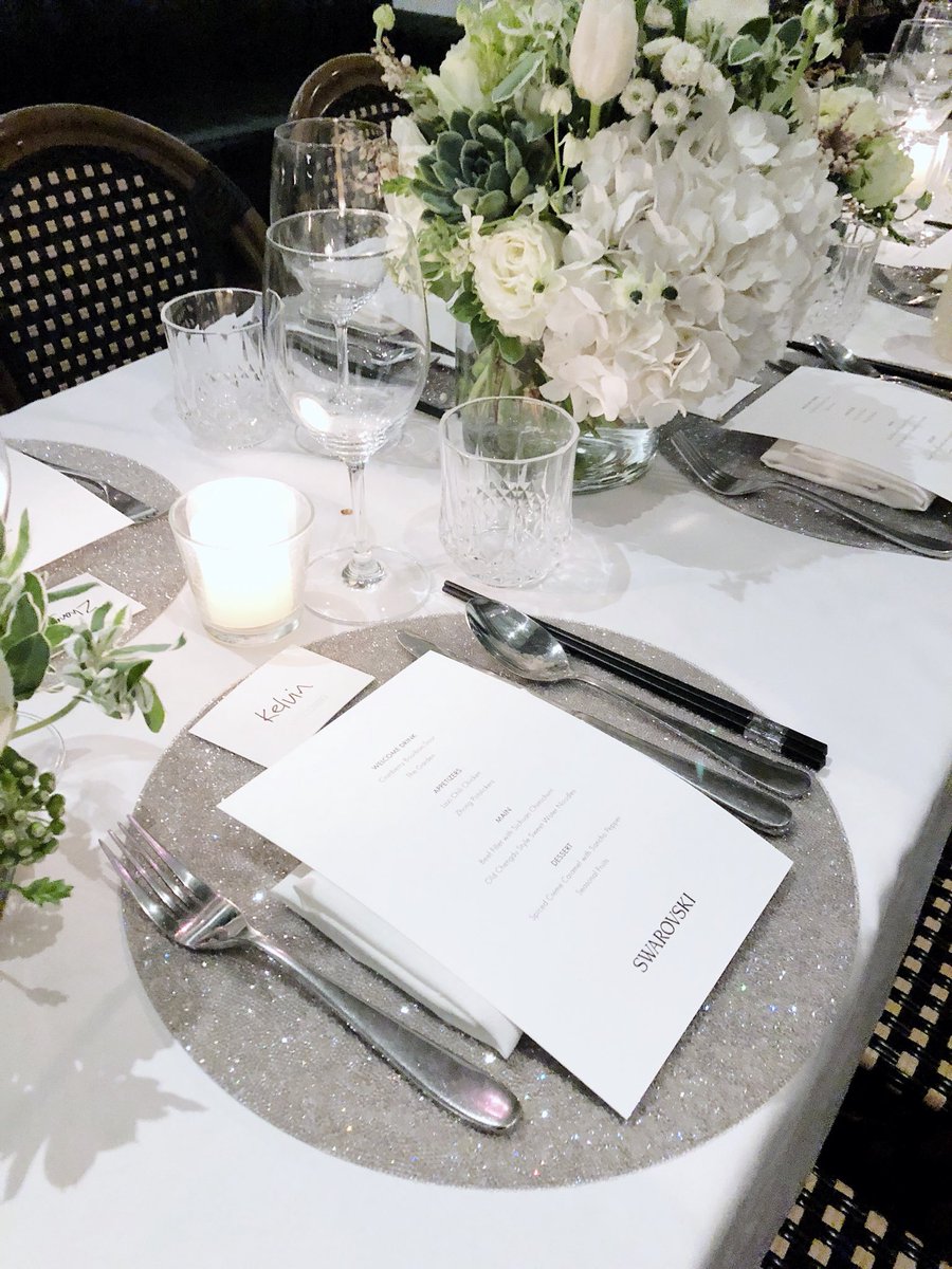 jingtheory's tweet photo. honored to cook and host two vip dinners by @flybyjing for @swarovski at #shanghaidesignweek https://t.co/KXCdSNIezP