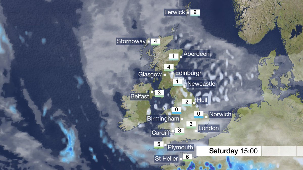 bbcweather's tweet photo. These are Saturday's expected maximum temperatures. Add on the strong easterly wind and it'll feel like sub-zero temperatures for most of us #windchill. Sunny spells and #snow showers are forecast - most of them across the eastern side of the UK. Stav D https://t.co/7zB7DptTK6