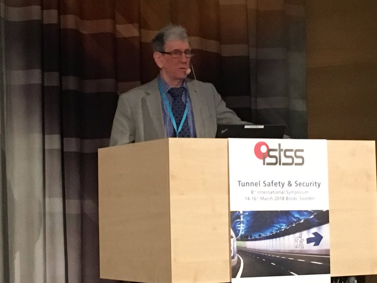 RISE_ISTSS's tweet photo. Our second keynote speaker of the day, David Purser, discusses the important parameters affecting ASET and RSET in underground facilities. https://t.co/hptVLp9GnP