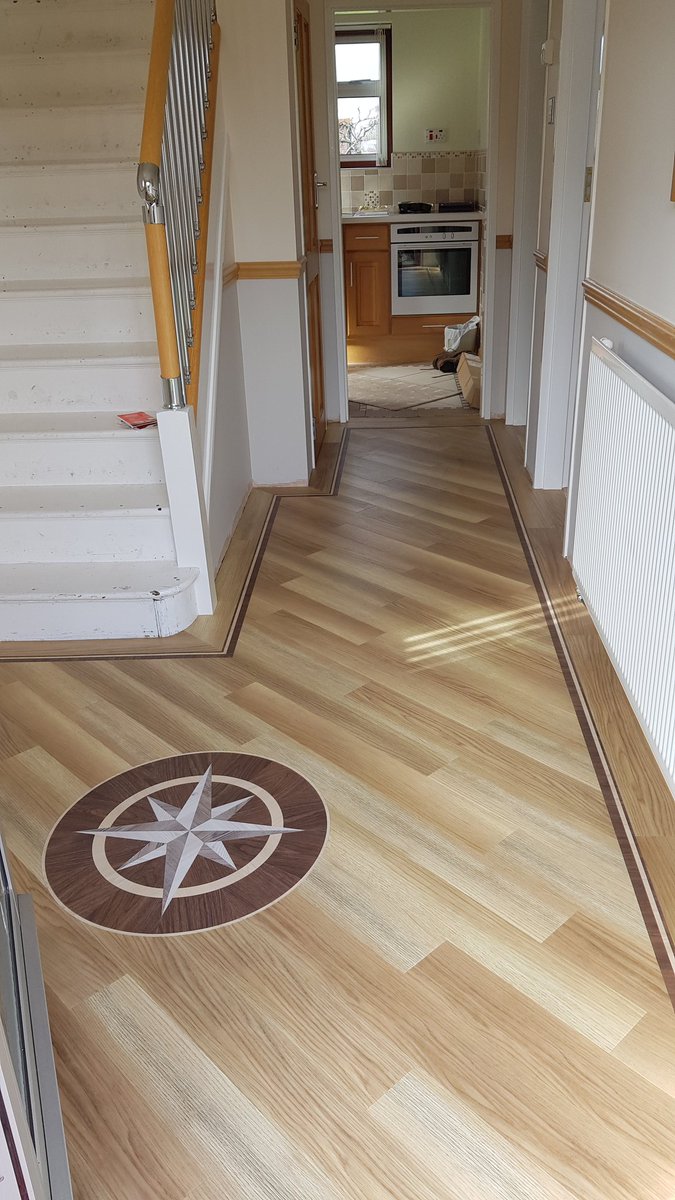 Brightening up even the smallest of hall's #amticoflooring