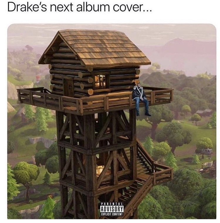 Steelfrage's tweet photo. Yo, @Drake! How about that? 😎

I guess @TeamJuJu would def. buy it 💸💰 #Fortnite #NinjaDrake https://t.co/TZOE3unS72