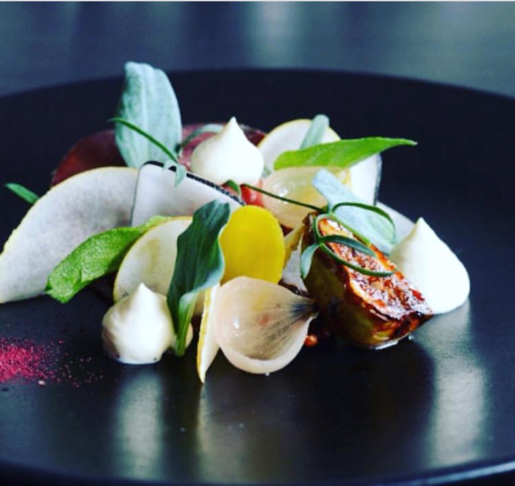 WillBrownSH1's tweet photo. Bresaola, Milk Curd ,walnut. Set lunch In March @SchoolHouseInn https://t.co/jl9qqwuUaK