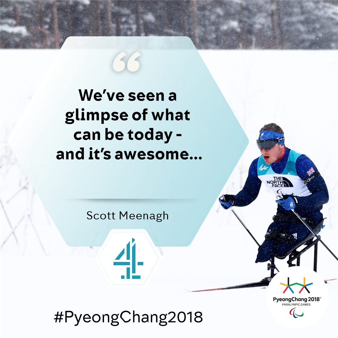 Scott Meenagh in action at the Paralympic Games