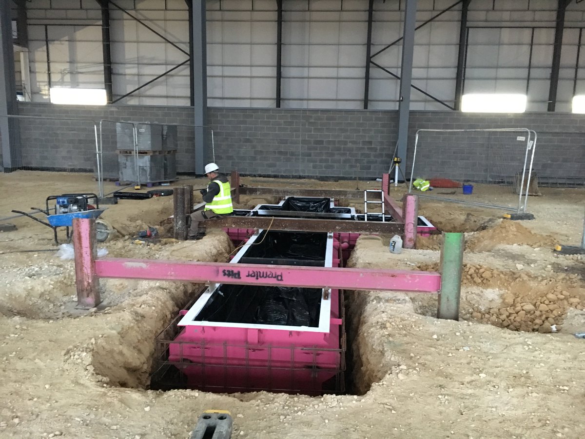 PremierPits's tweet photo. Another project completed for @LindumGroupLtd &amp; @WirtgenLimited at Newark. Well Done Team! #pink #Commercial #steel #concrete #Mesh 🙂 Also, don't forget to check out our other enterprises here - @PremierSubStruc  &amp; @PremierCellarCo https://t.co/dicfvYTL5f