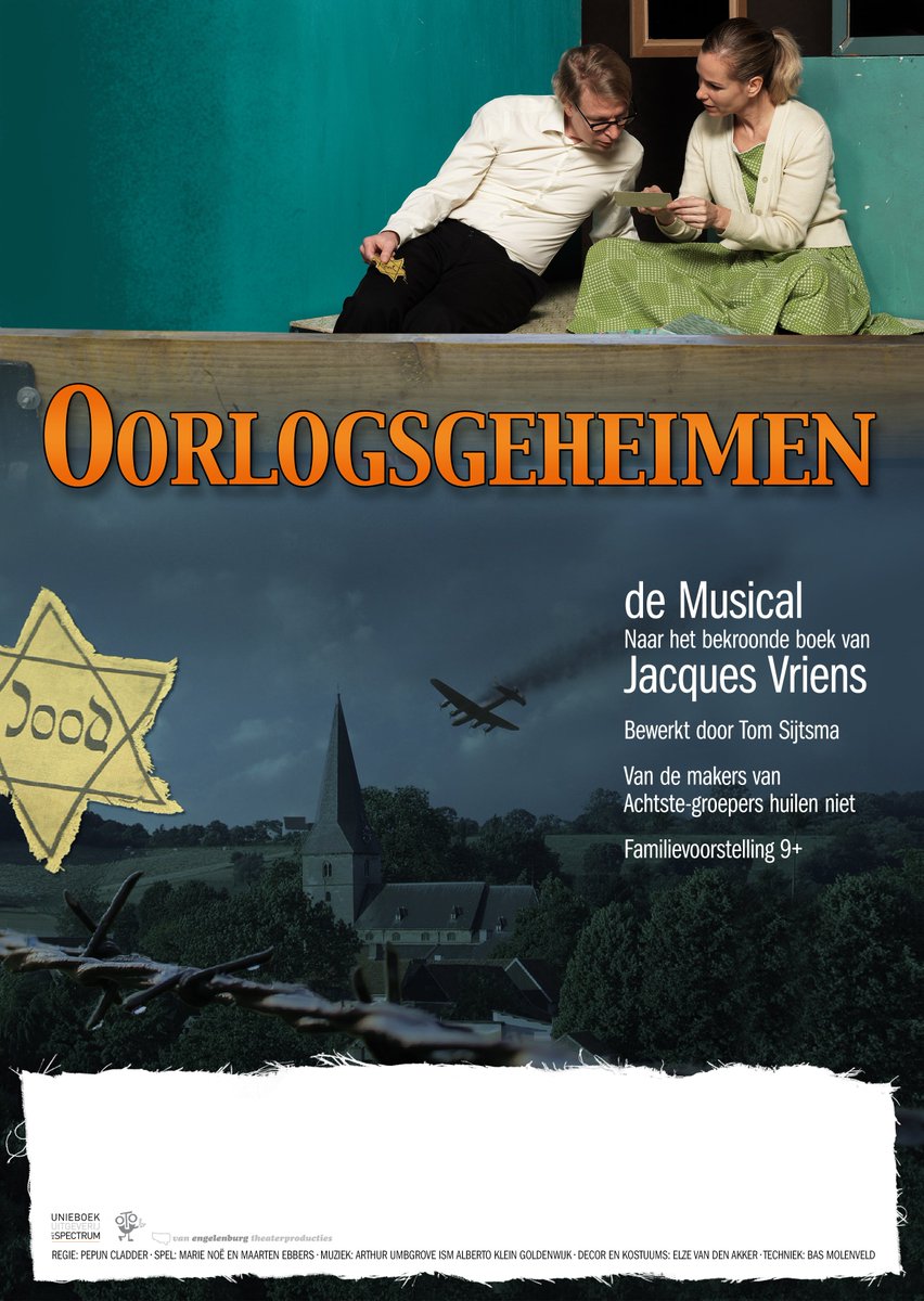 Vandaag premiere Oorlogsgeheimen met Maarten Ebbers en Maria Noë <a href="/demeerse/">De Meerse</a> Hoofddorp. Voor cast en crew toi toi toi! #premiere oorlogsgeheimen.com