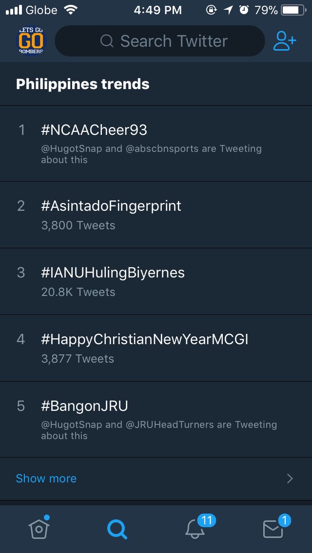 proudrizalian's tweet photo. Trendingggg! #BangonJRU https://t.co/xQkjfTsSA9